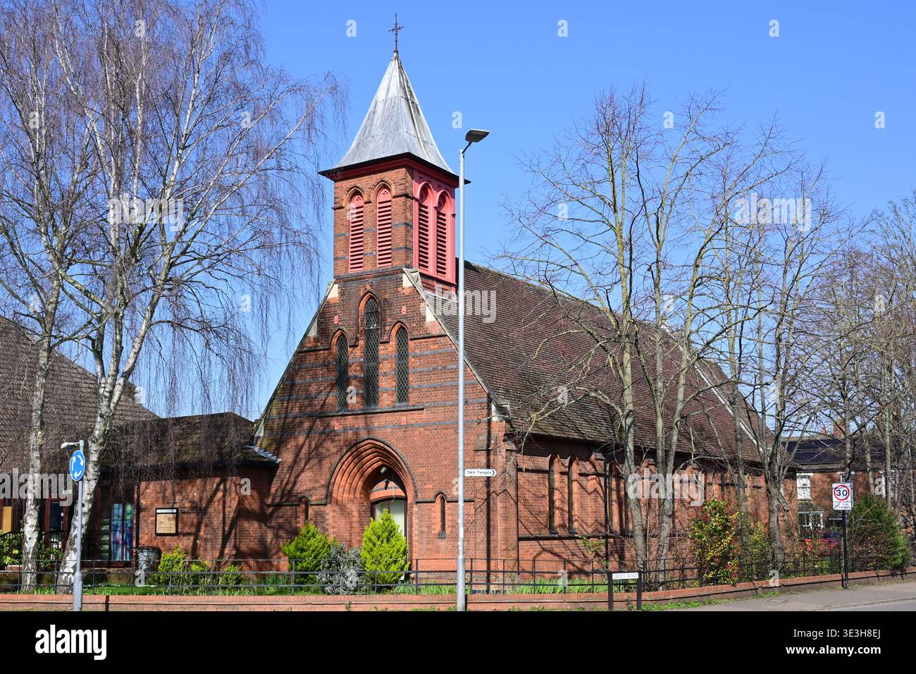 Our Lady Immaculate and St Andrew Catholic Church, Nightingale Road (jonction avec Grove Road), Hitchin, Hertfordshire, Angleterre, Royaume-Uni Banque D'Images