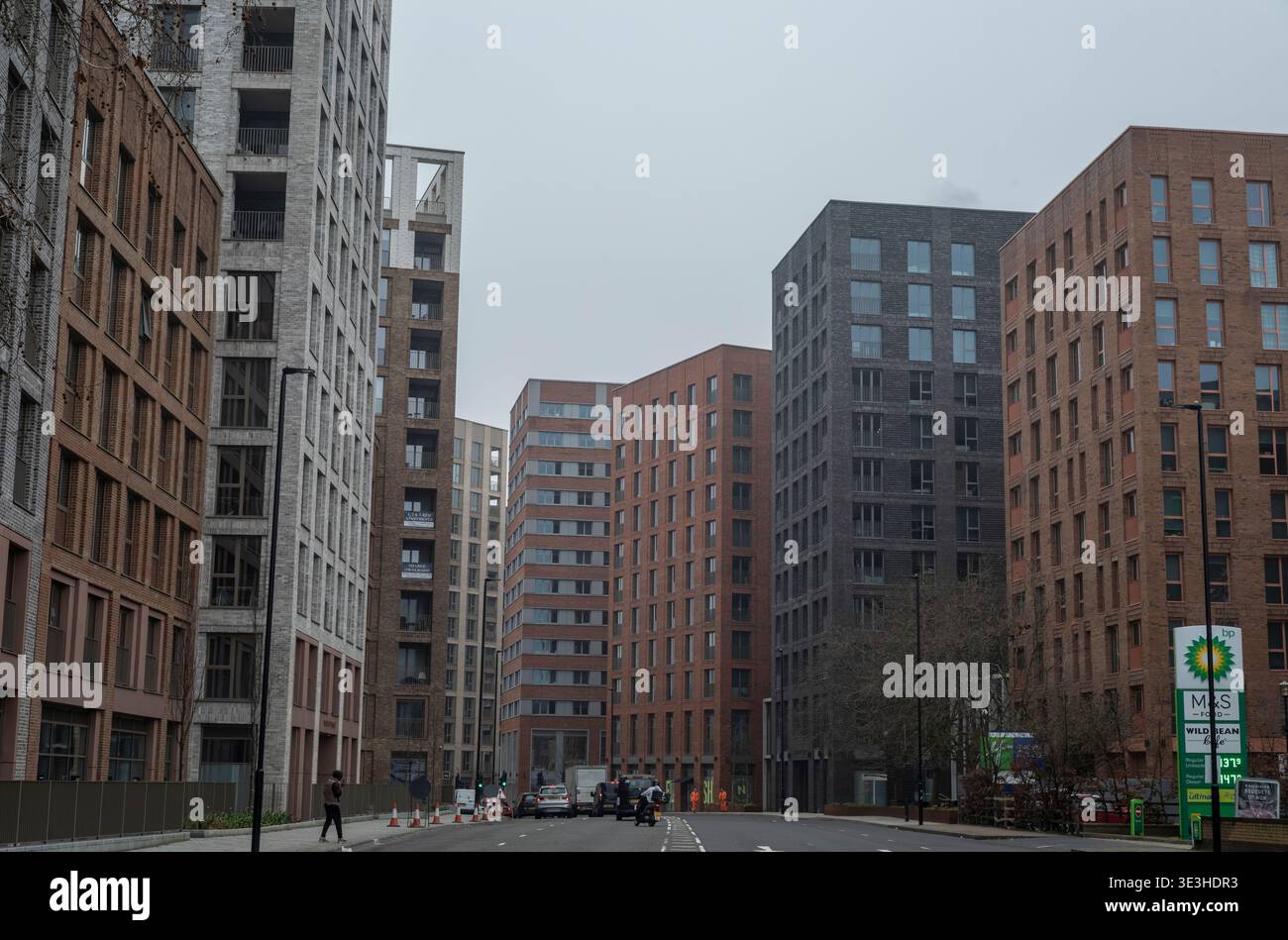 Près de 40 appartements construits et achetés à Wandsworth depuis 2010 ont été vendus à perte au cours des cinq dernières années, selon une analyse de journaux Banque D'Images