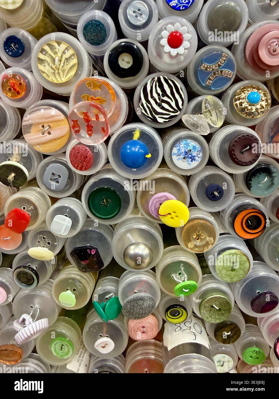 Collection de boutons Banque D'Images