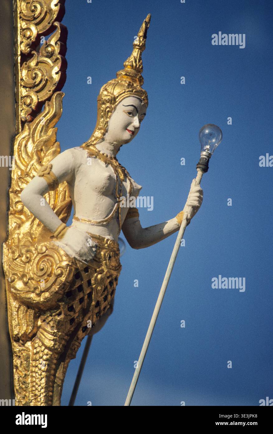 TEMPLE DÉTAIL PHUKET, THAÏLANDE Banque D'Images