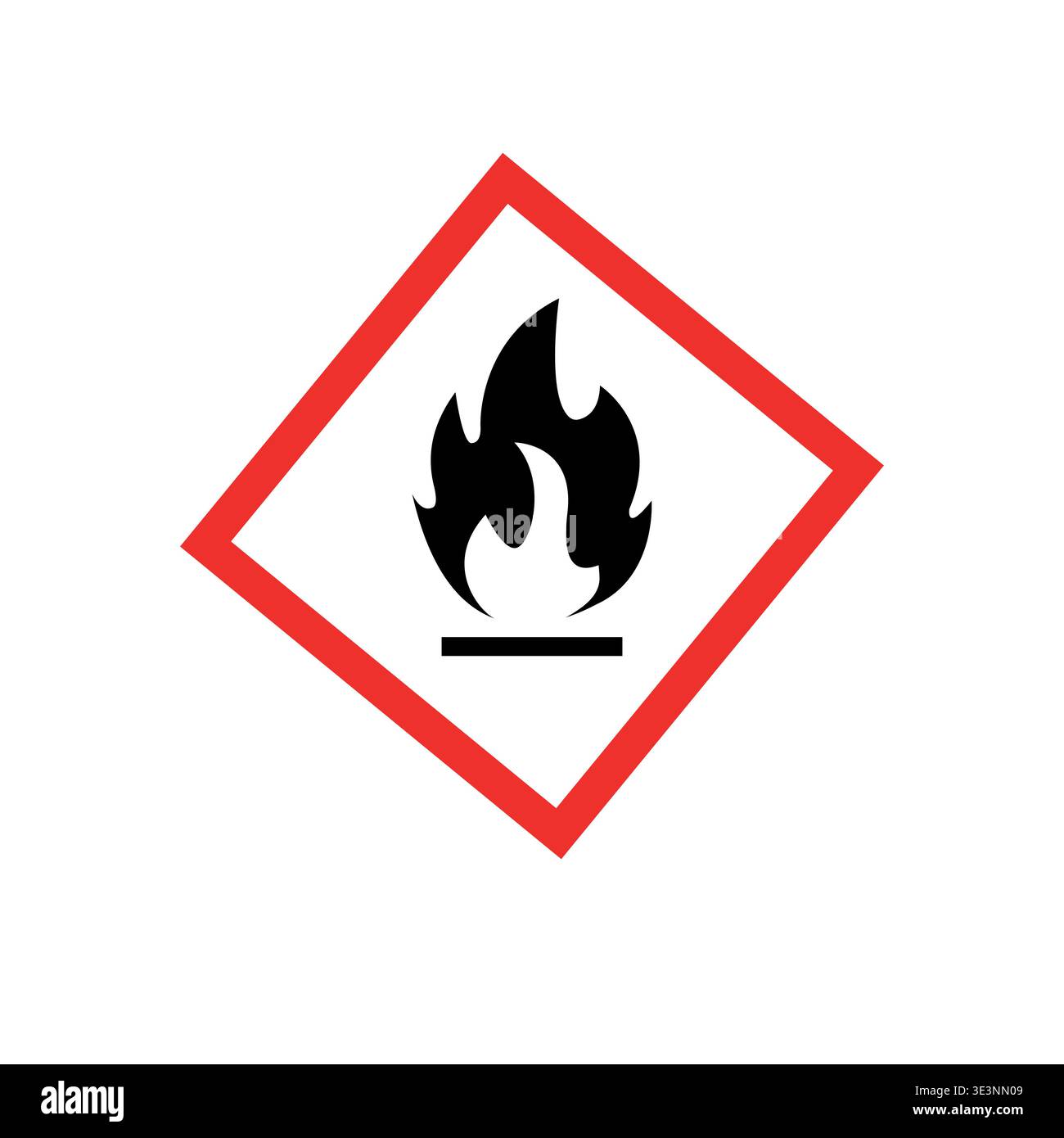 Pictogram chemical hazard flammable Banque de photographies et d’images ...
