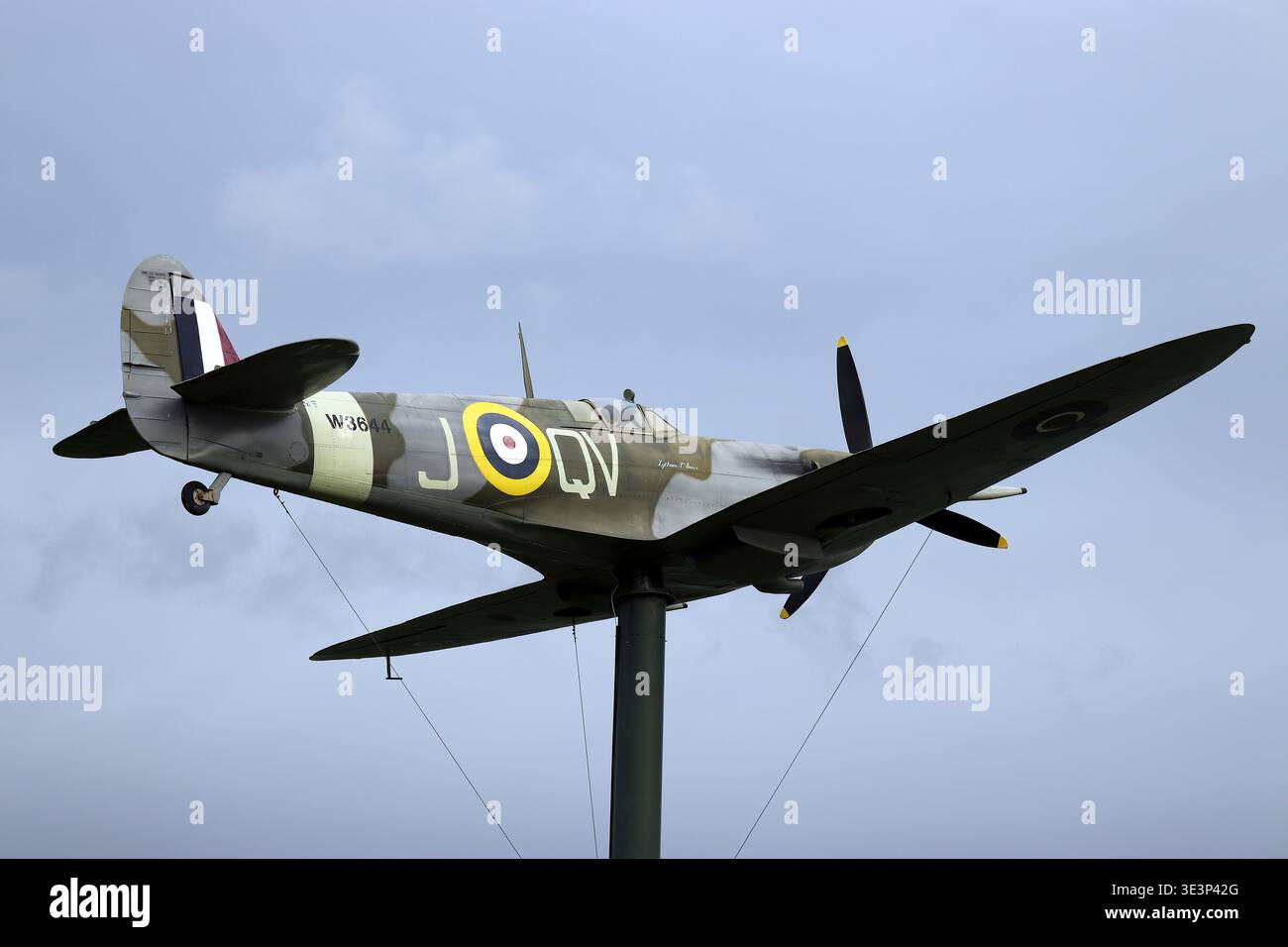 Mémorial Fylde Spitfire Banque D'Images