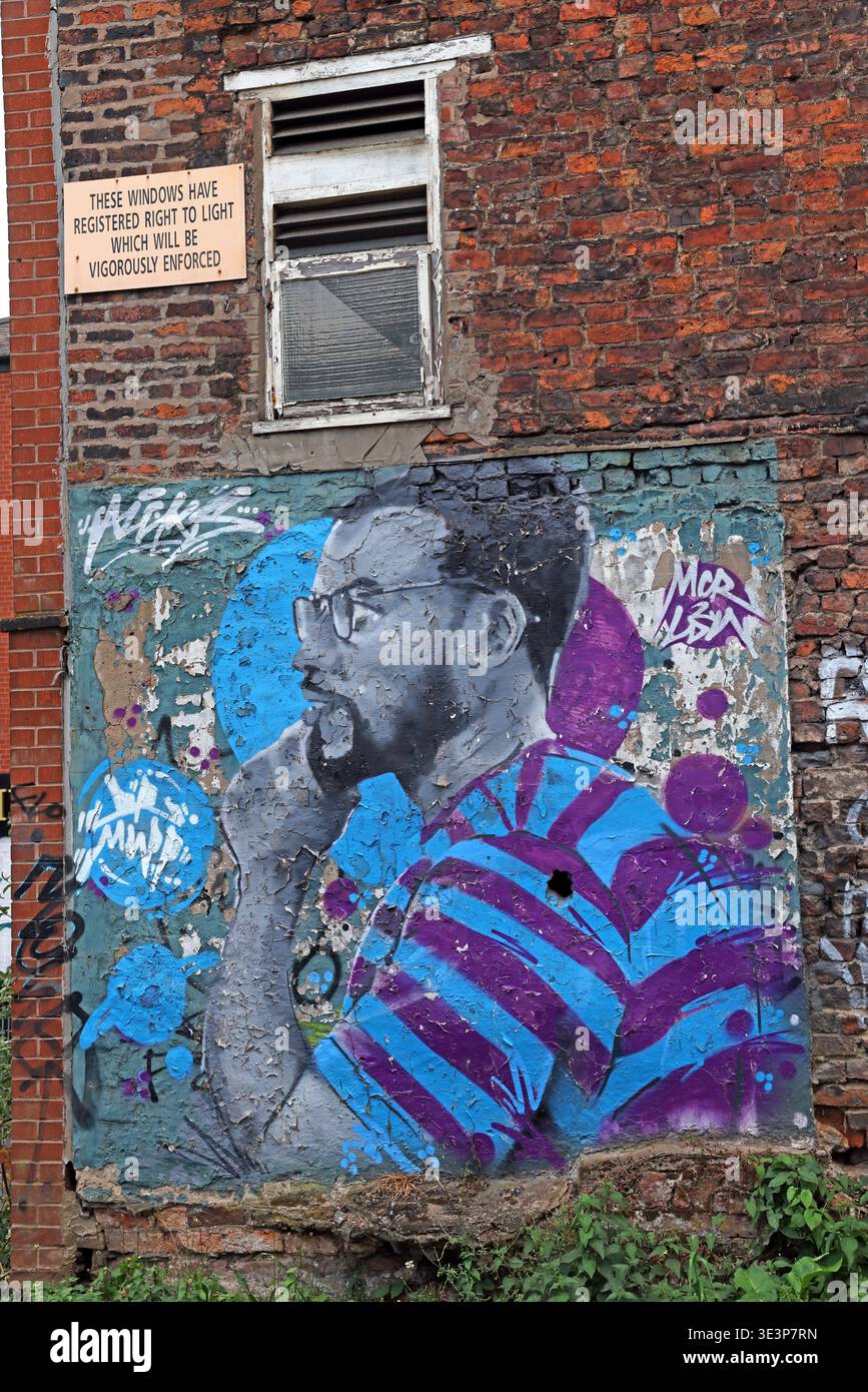 Art urbain Shudehill Manchester Banque D'Images