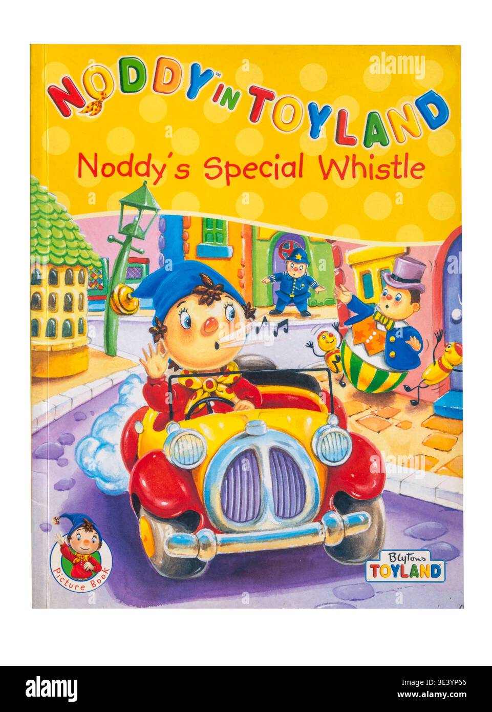 Noddy in Toyland ( Noddy's Special Whistle) livre d'images par Enid Blyton, Grand Londres, Angleterre, Royaume-Uni Banque D'Images