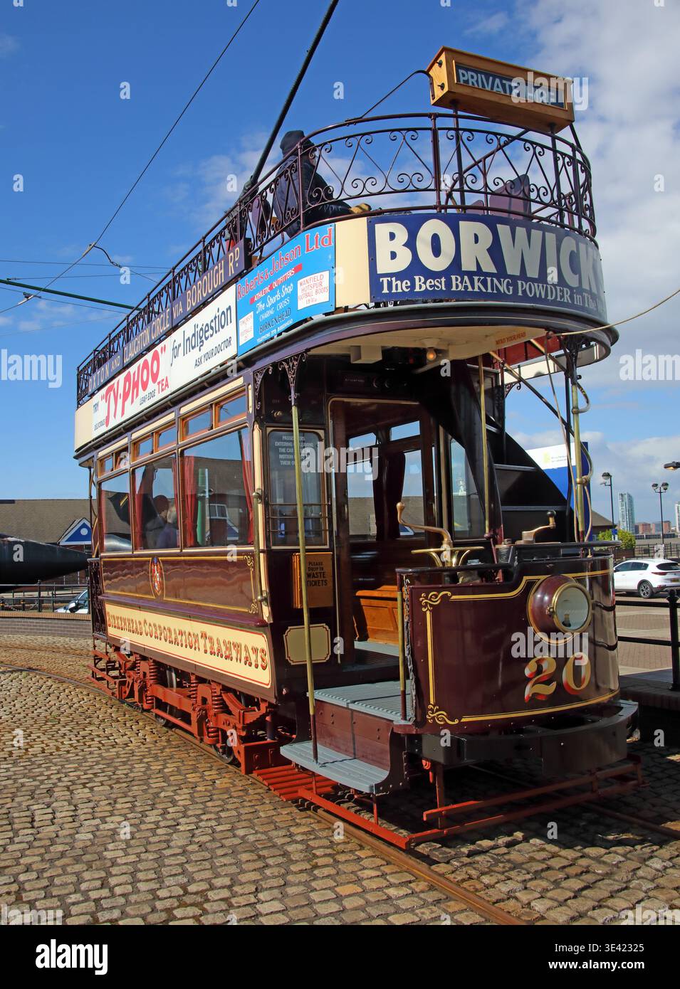 Tramway de Birkenhead 20 Banque D'Images