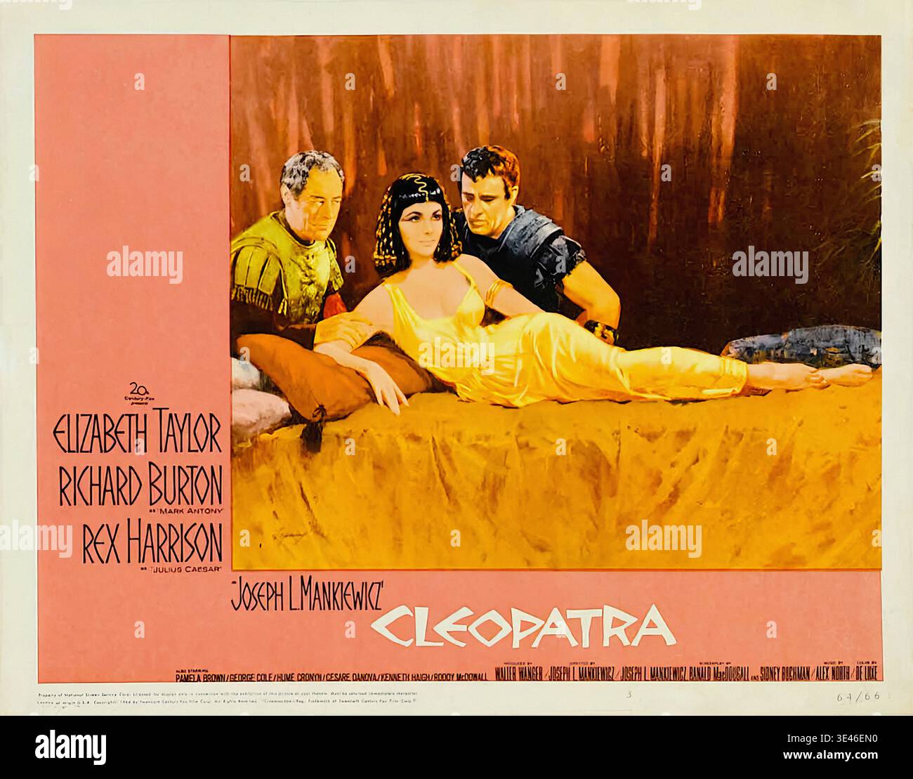 Cléopâtre - affiche de film originale de 1963 Banque D'Images