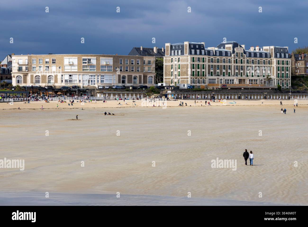 France, Ille et Vilaine, Dinard, Lock Beach Banque D'Images