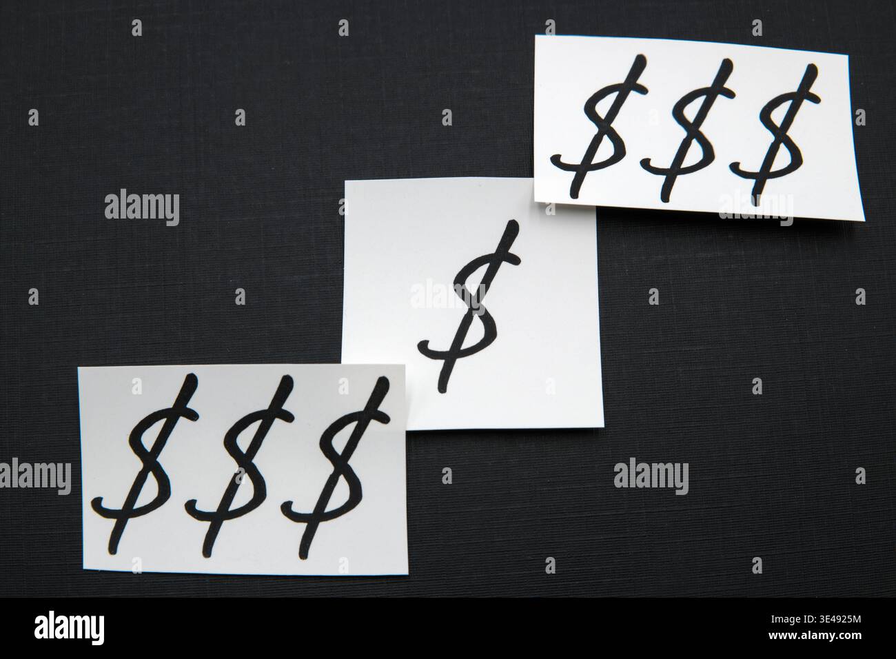 Symbole monétaire, dollar américain, signes. Banque D'Images