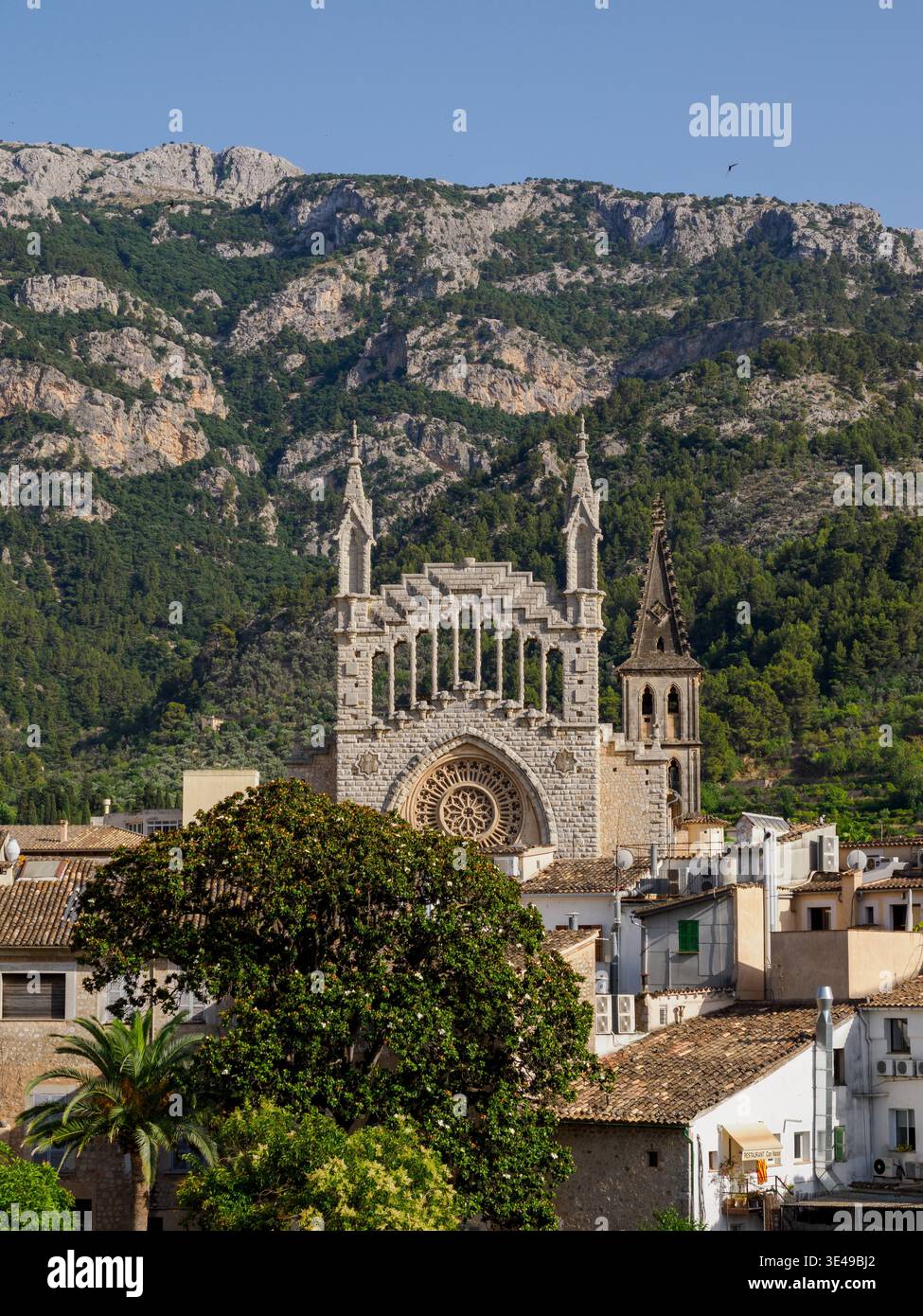 Église de Soller, Soller, Espagne Banque D'Images
