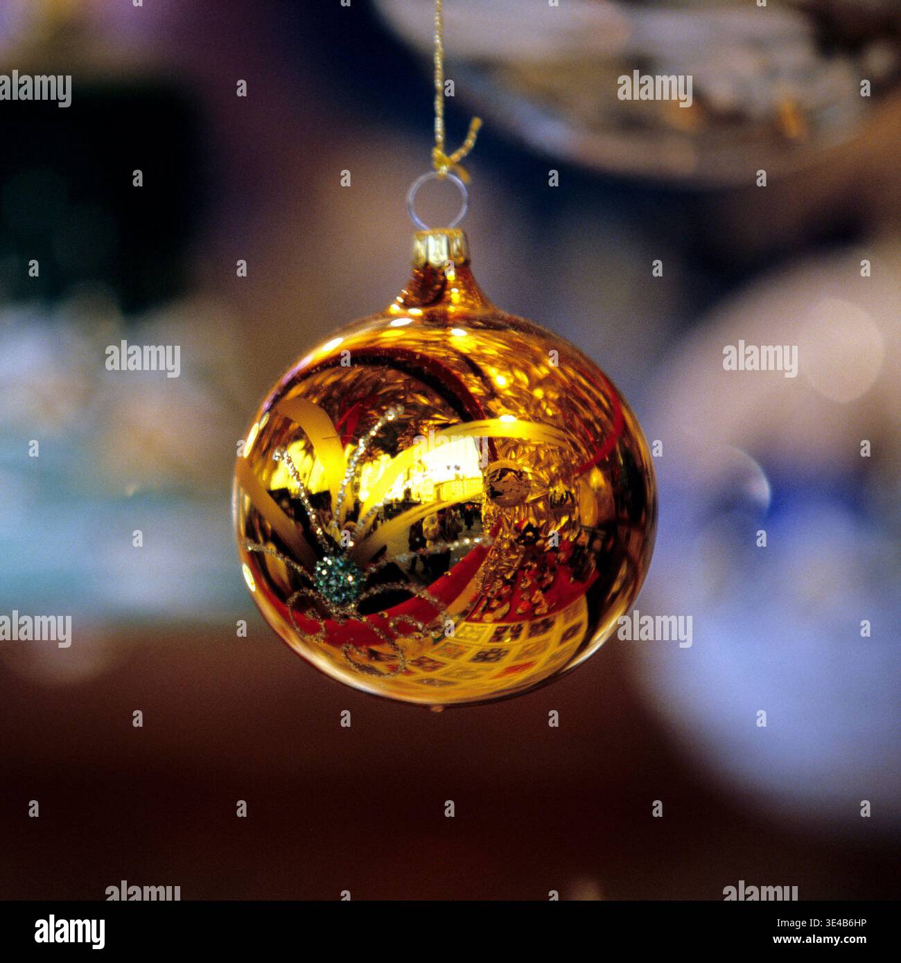 Décoration boule de Noël, Banque D'Images