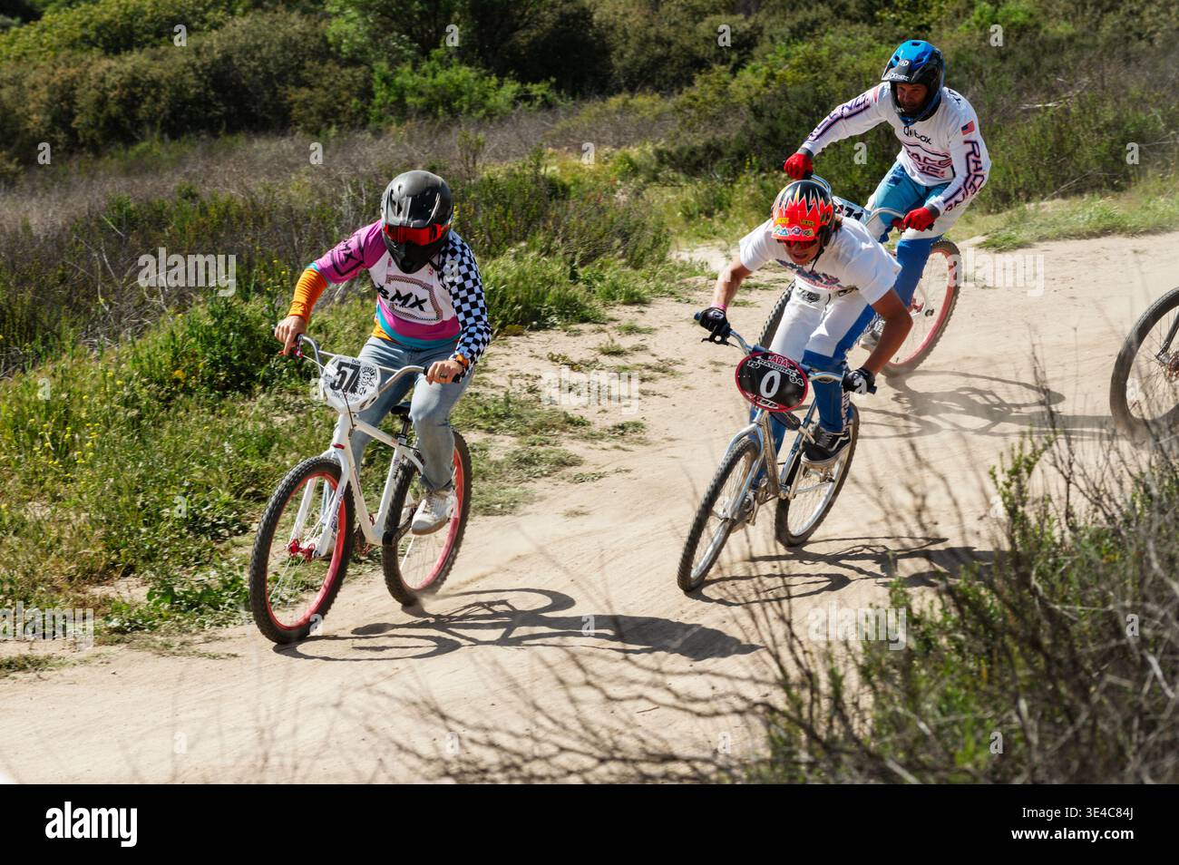 Dirtyfest BMX Downhill Race 2024 Banque D'Images