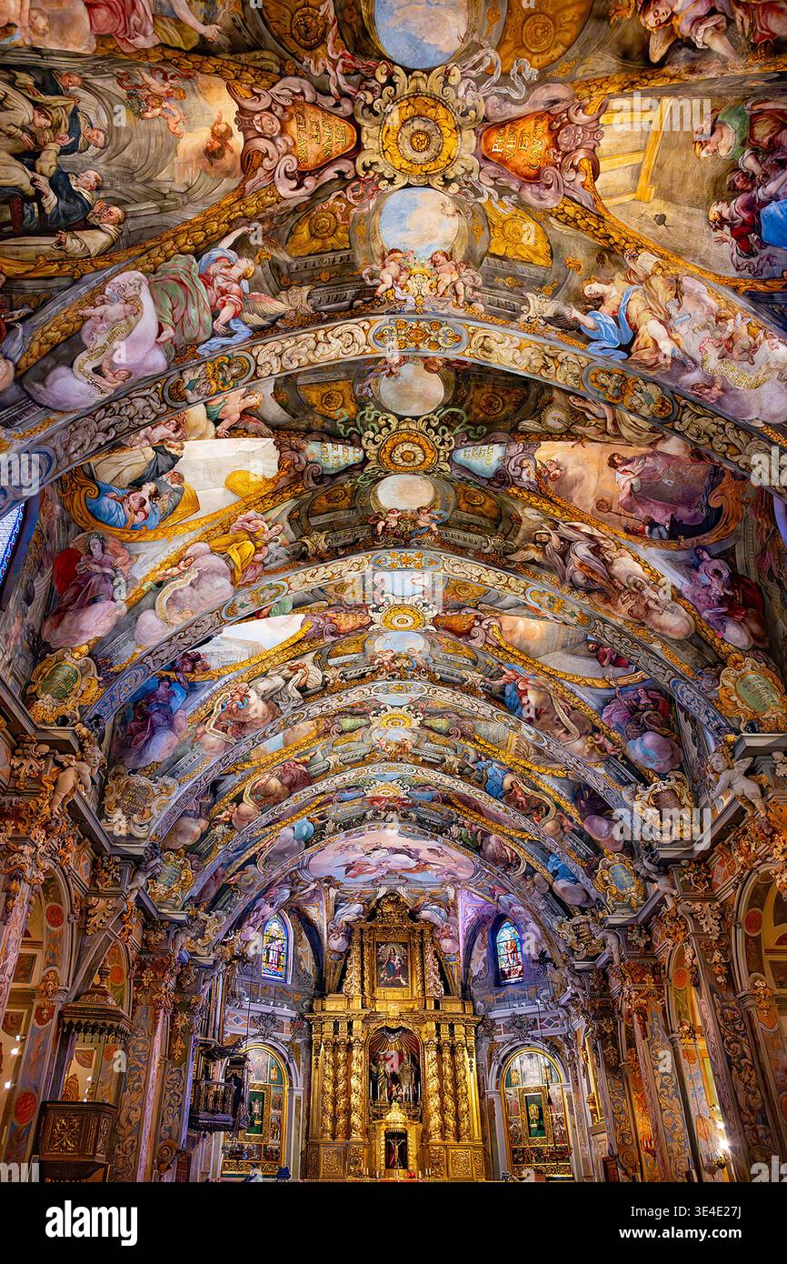 L'église de San Nicolas, Valence, Espagne Banque D'Images