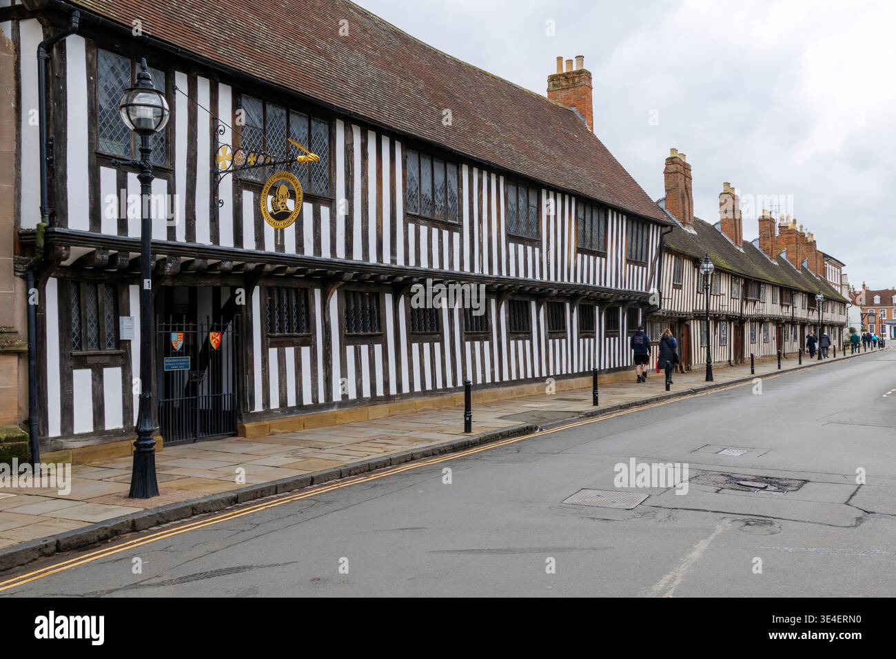 Shakespear Guildhall Stratford upon Avon Banque D'Images