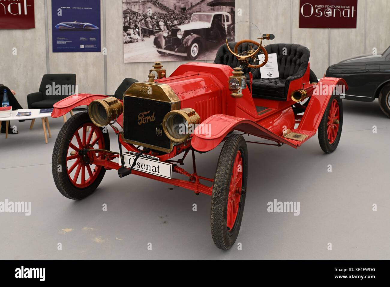 Classic ou Vintage Red Ford modèle T Speedster car 1913. La Ford T a été fabriquée de 1908 à 1927. Banque D'Images