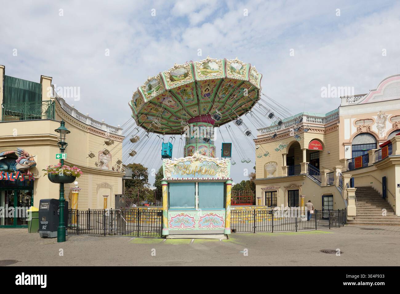Balade au parc d'attractions Prater, Vienne, Autriche Banque D'Images