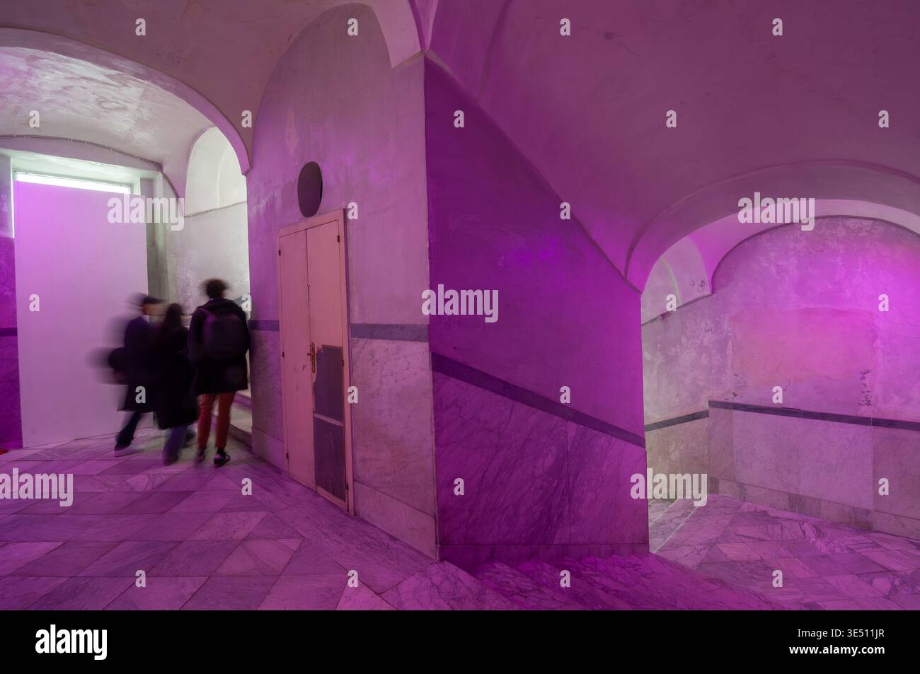 La Santissima – HUB communautaire. Espace de régénération urbaine culturelle à Naples Banque D'Images