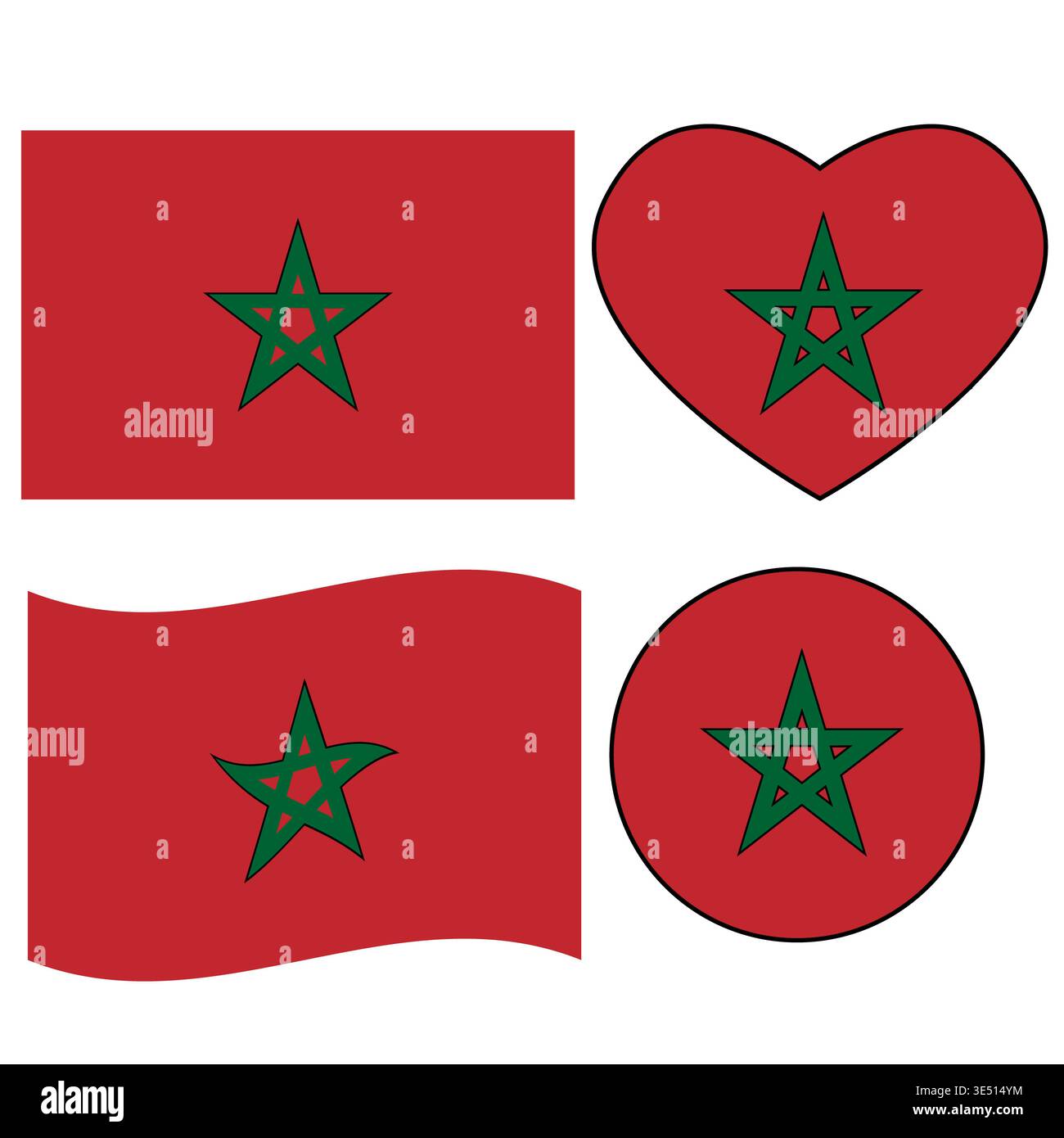 Drapeau officiel du maroc Banque de photographies et d’images à haute ...