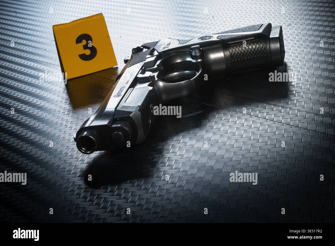 Concept de crime violent. Banque D'Images