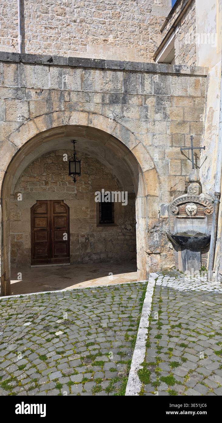 Veroli, Italie, 29 mars 2026 - Certosa dei Trisulti un ancien monastère en Italie. Crédits : Luigi de Pompeis/Alamy Stock photo Banque D'Images