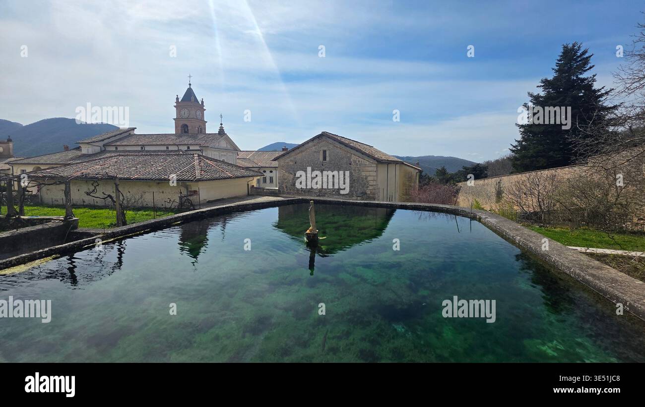 Veroli, Italie, 29 mars 2026 - Certosa dei Trisulti un ancien monastère en Italie. Crédits : Luigi de Pompeis/Alamy Stock photo Banque D'Images