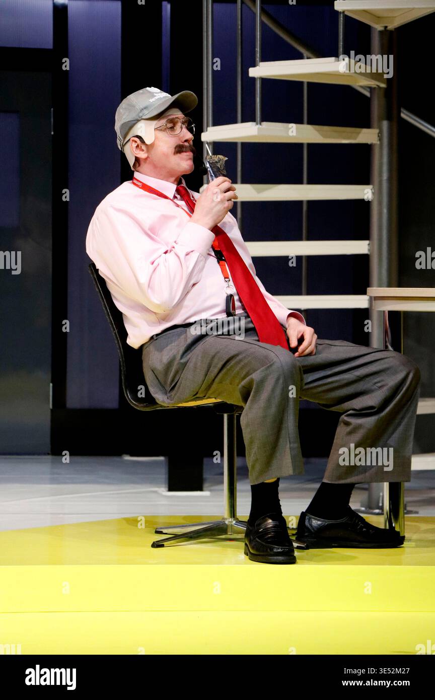 Lars Eidinger à la répétition photo pour la pièce 'The miser' au Schaubühne. Berlin, 30.03.2026 Banque D'Images