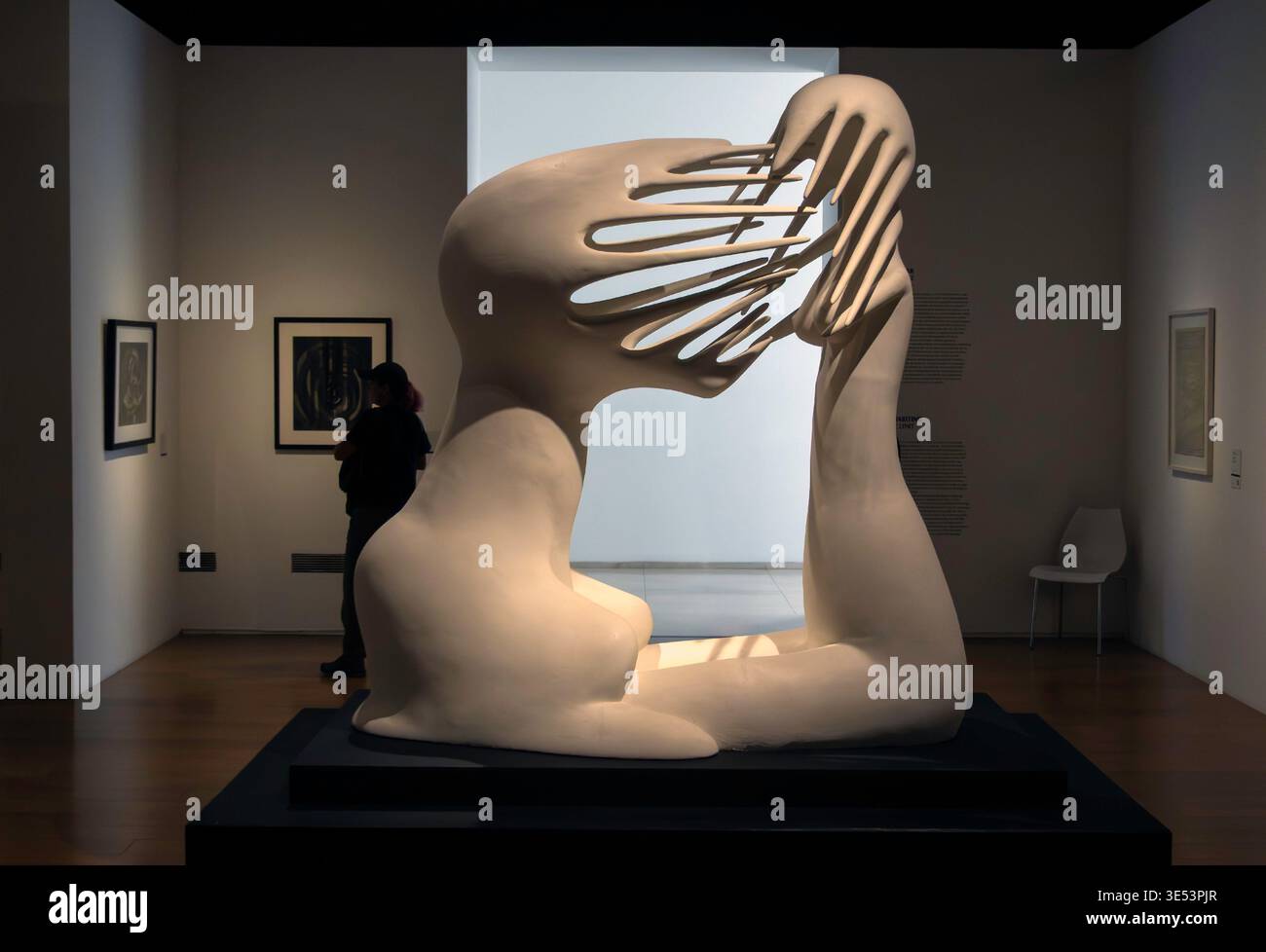 Maria Martins sculpture en plâtre O impossivel (L'impossible) 1945 au Musée MALBA de Buenos Aires, Argentine Banque D'Images