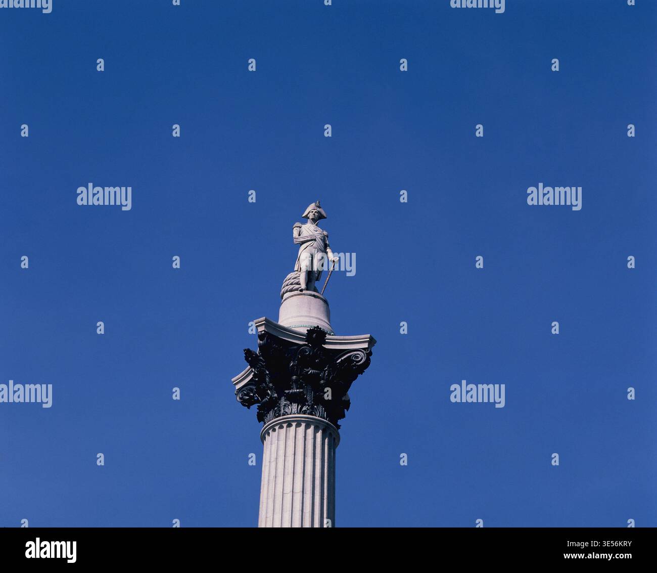 Royaume-Uni. Angleterre. Londres. Colonne Nelson. Banque D'Images