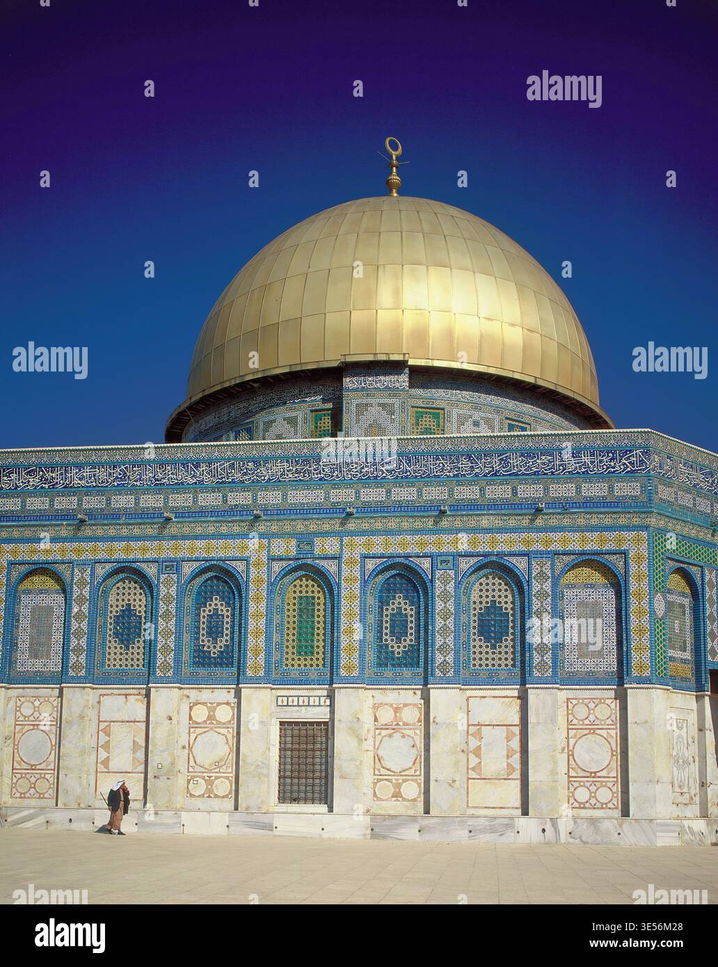 Israël. Jérusalem. Le Dôme du Rocher. Banque D'Images