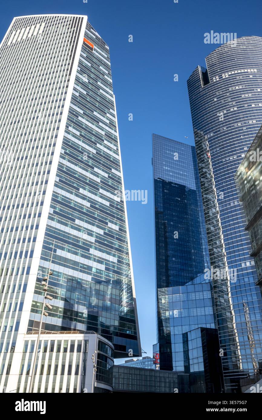 Immeubles de bureaux à la Défense, Paris, France Banque D'Images