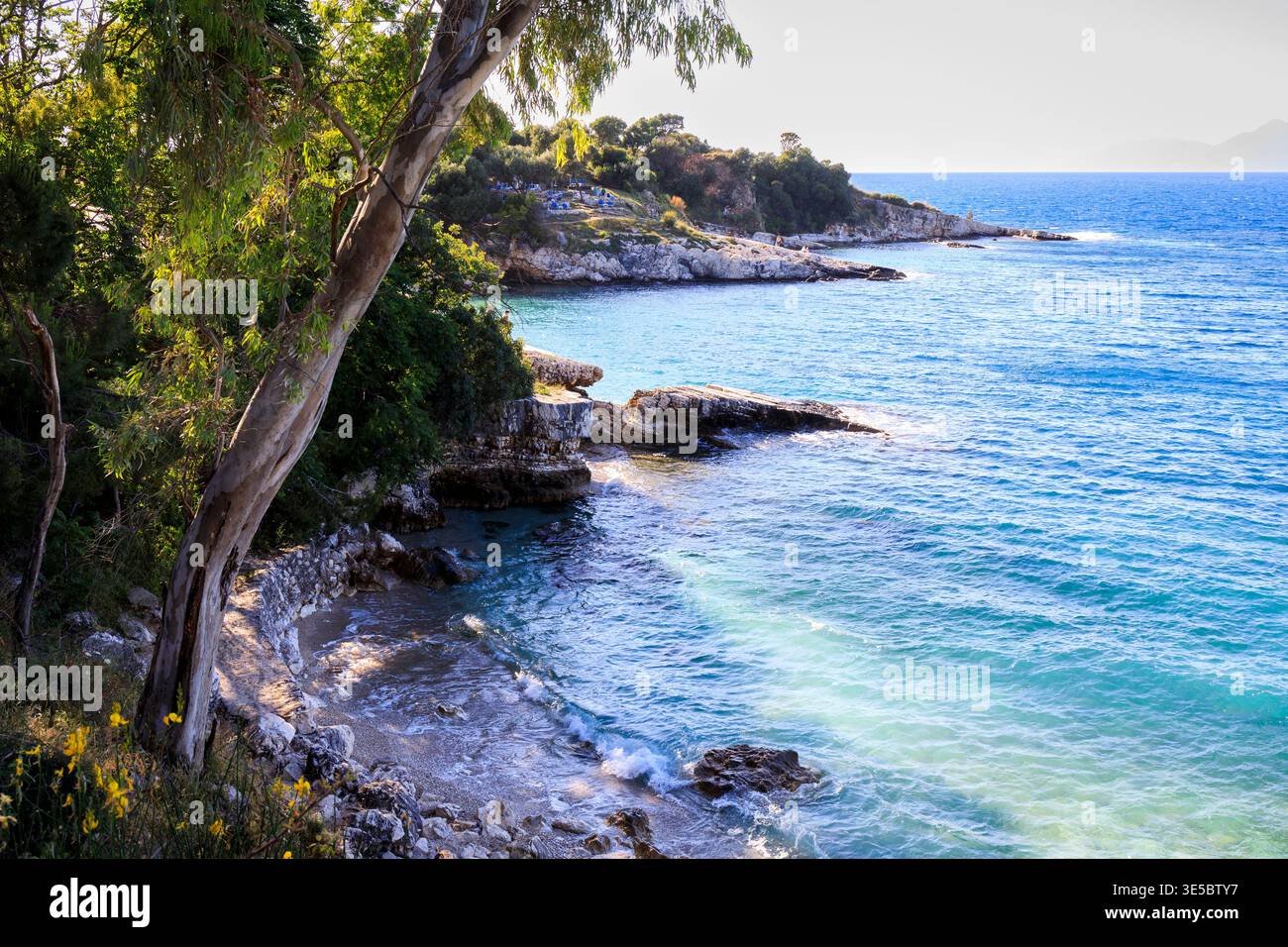 Kassiopi, Corfou, Grèce Banque D'Images