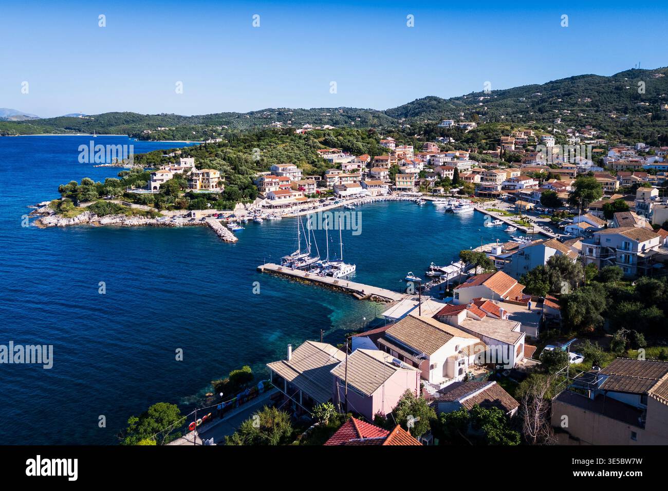 Kassiopi, Corfou, Grèce Banque D'Images