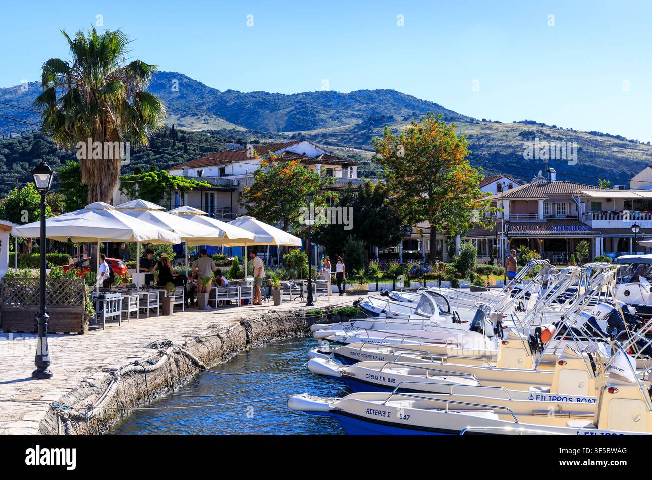 Kassiopi, Corfou, Grèce Banque D'Images