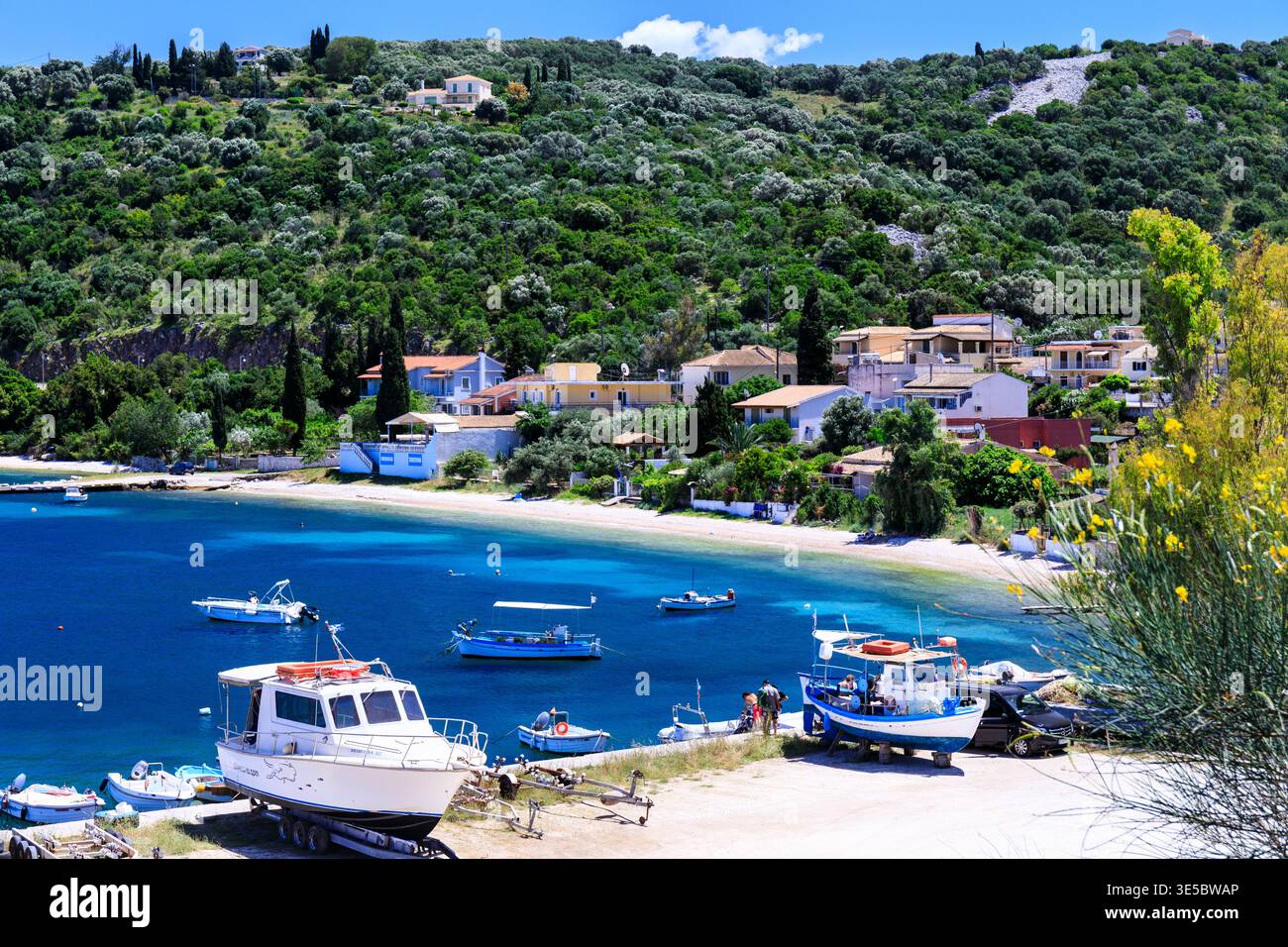 Kassiopi, Corfou, Grèce Banque D'Images