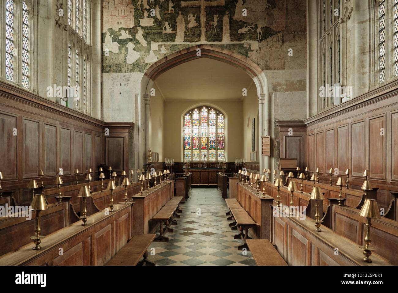 La chapelle de la Guilde, Stratford-upon-Avon, Royaume-Uni Banque D'Images