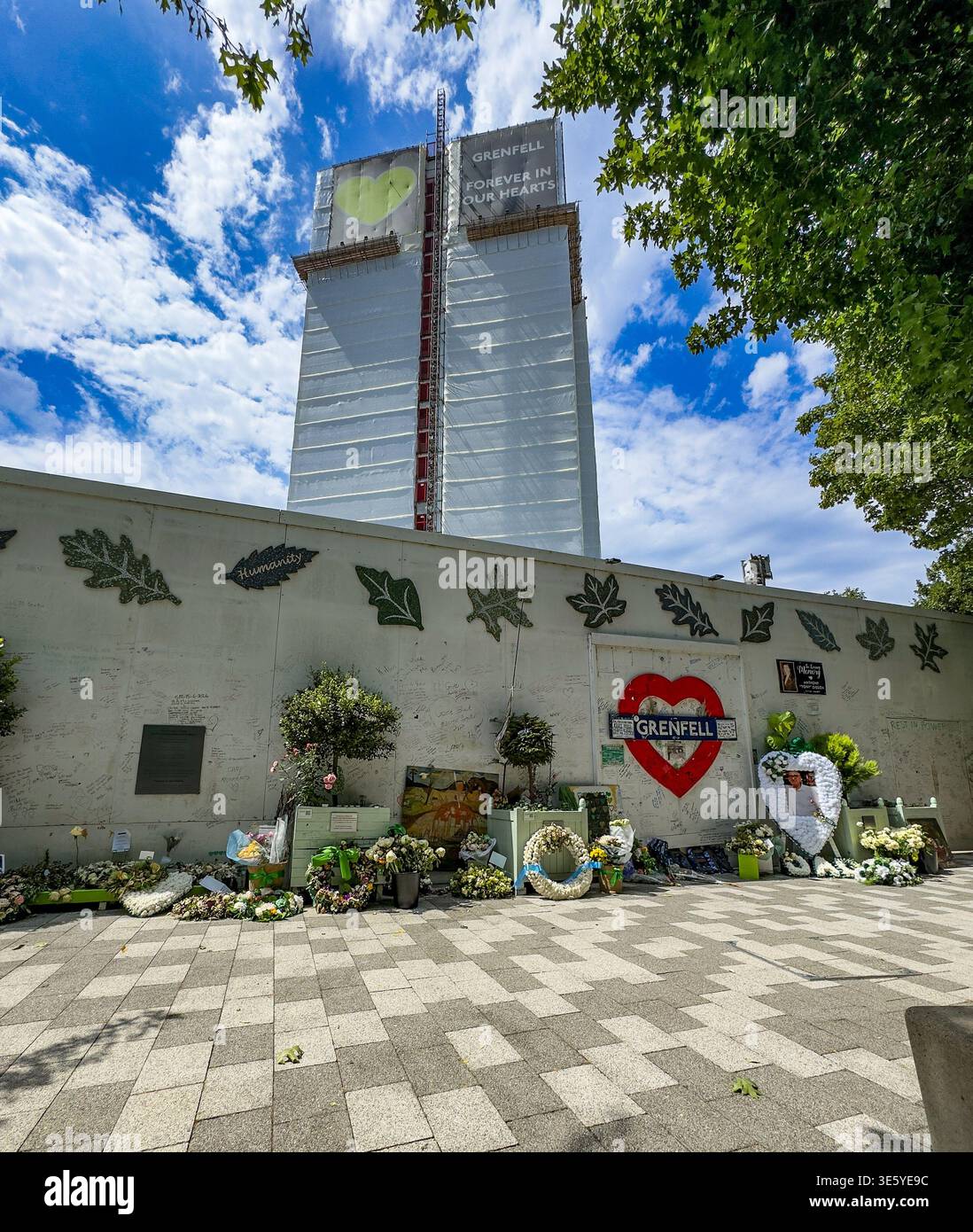 Tour de Grenfell Banque D'Images