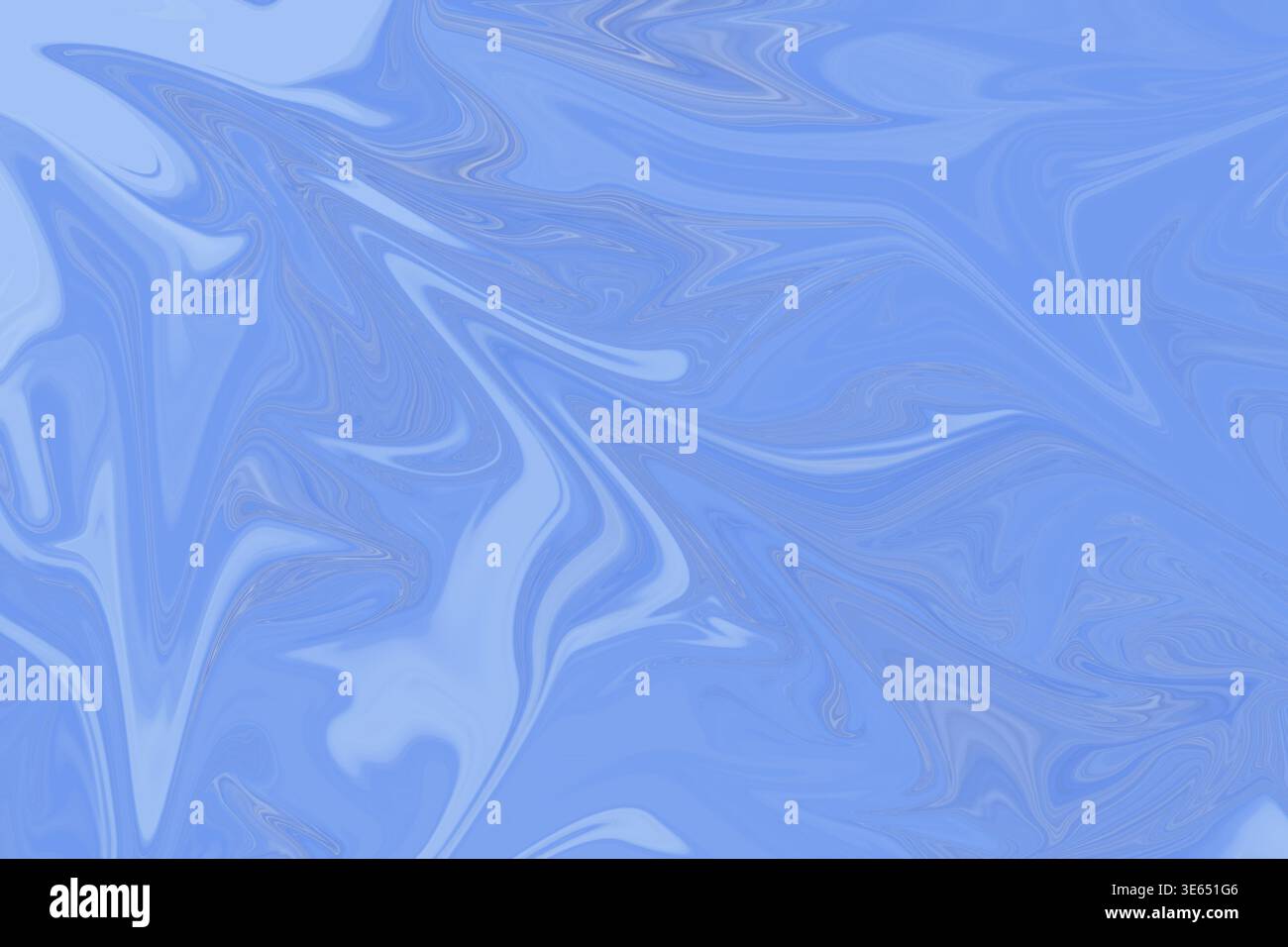 Un arrière-plan abstrait apaisant avec des motifs tourbillonnants de marbre liquide bleu et bleu clair, créant un design fluide et serein. Banque D'Images