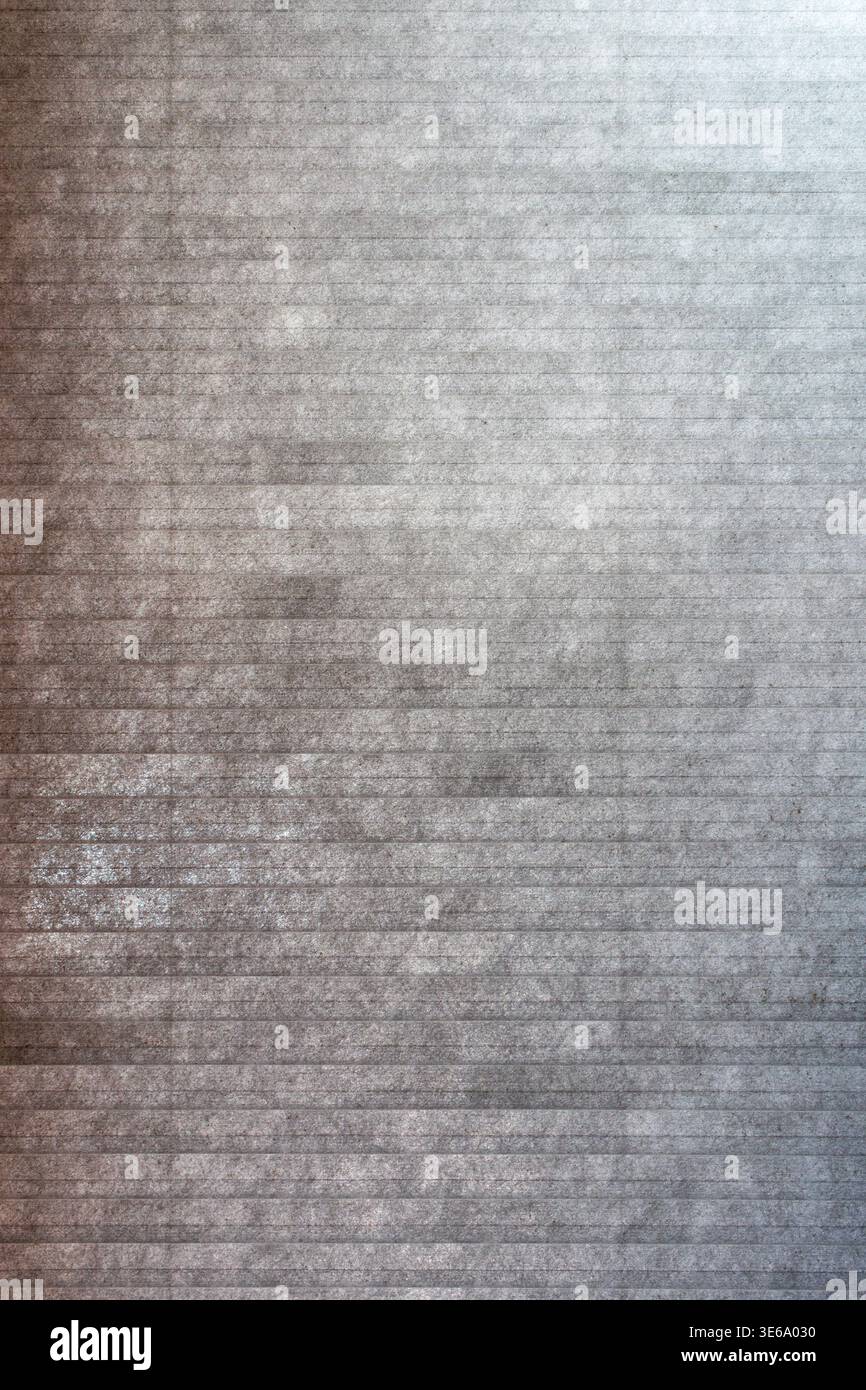 Fond texturé gris avec de subtiles lignes horizontales Banque D'Images