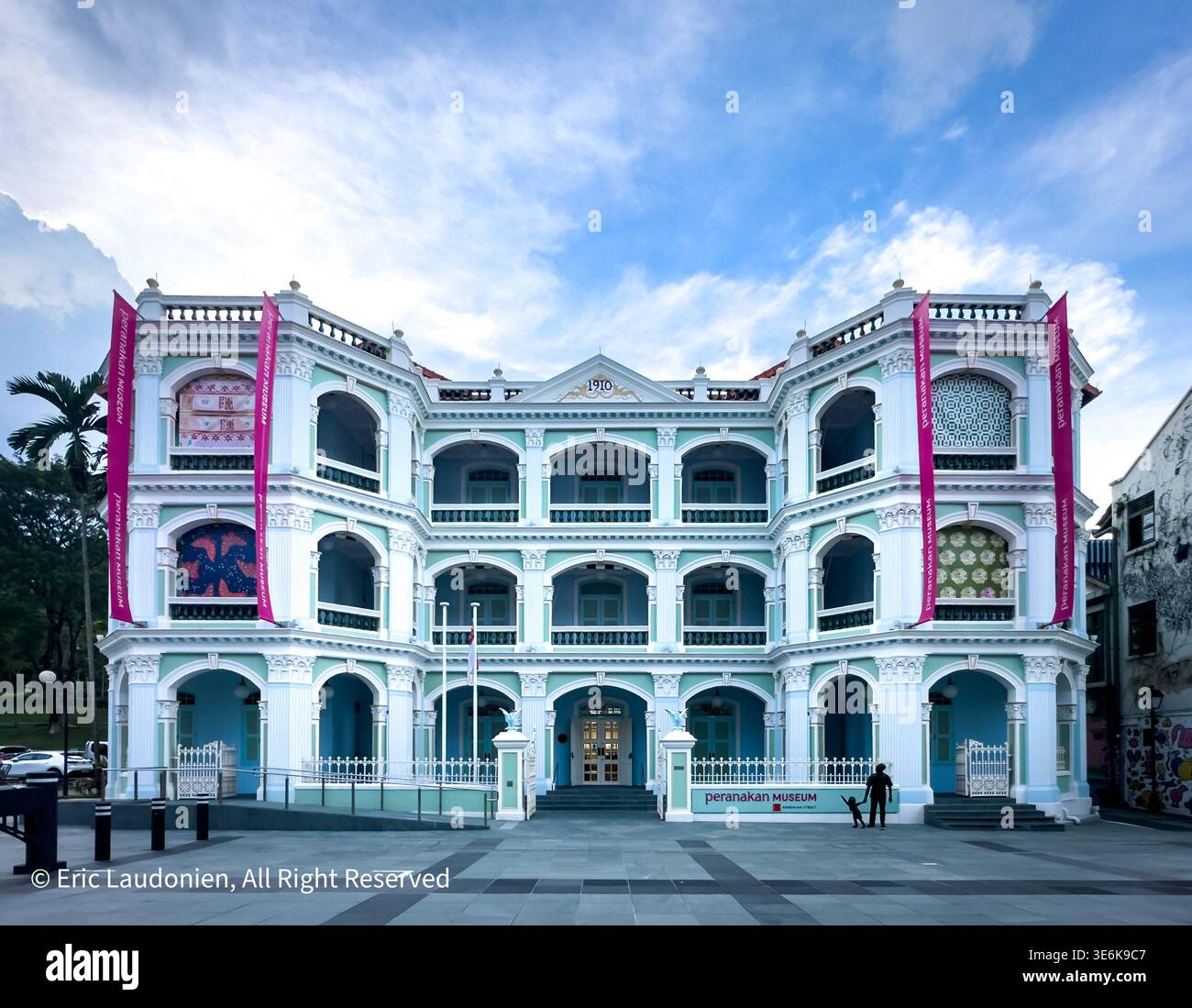Zone centrale, Singapour, 5 février 2024, vue du musée Peranakan dans la zone de planification des musées Banque D'Images