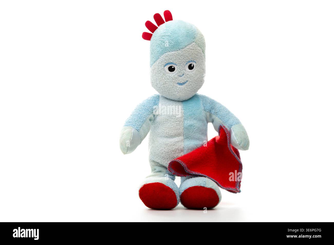Jouet en peluche Igglepiggle de l'émission de télévision préscolaire emblématique de la BBC Banque D'Images