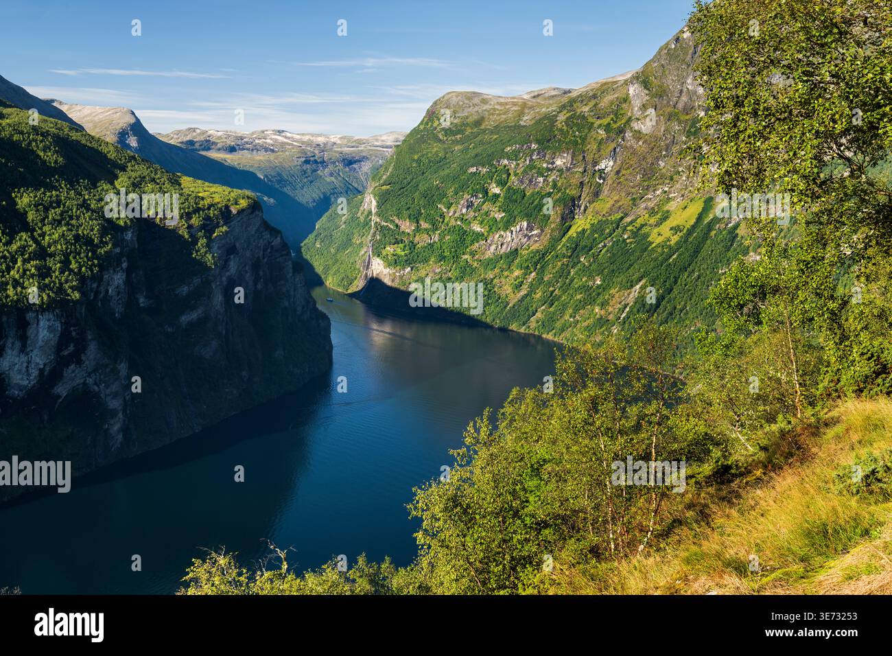 Geirangerfjord, Geiranger, More og Romsdal, Norvège Banque D'Images
