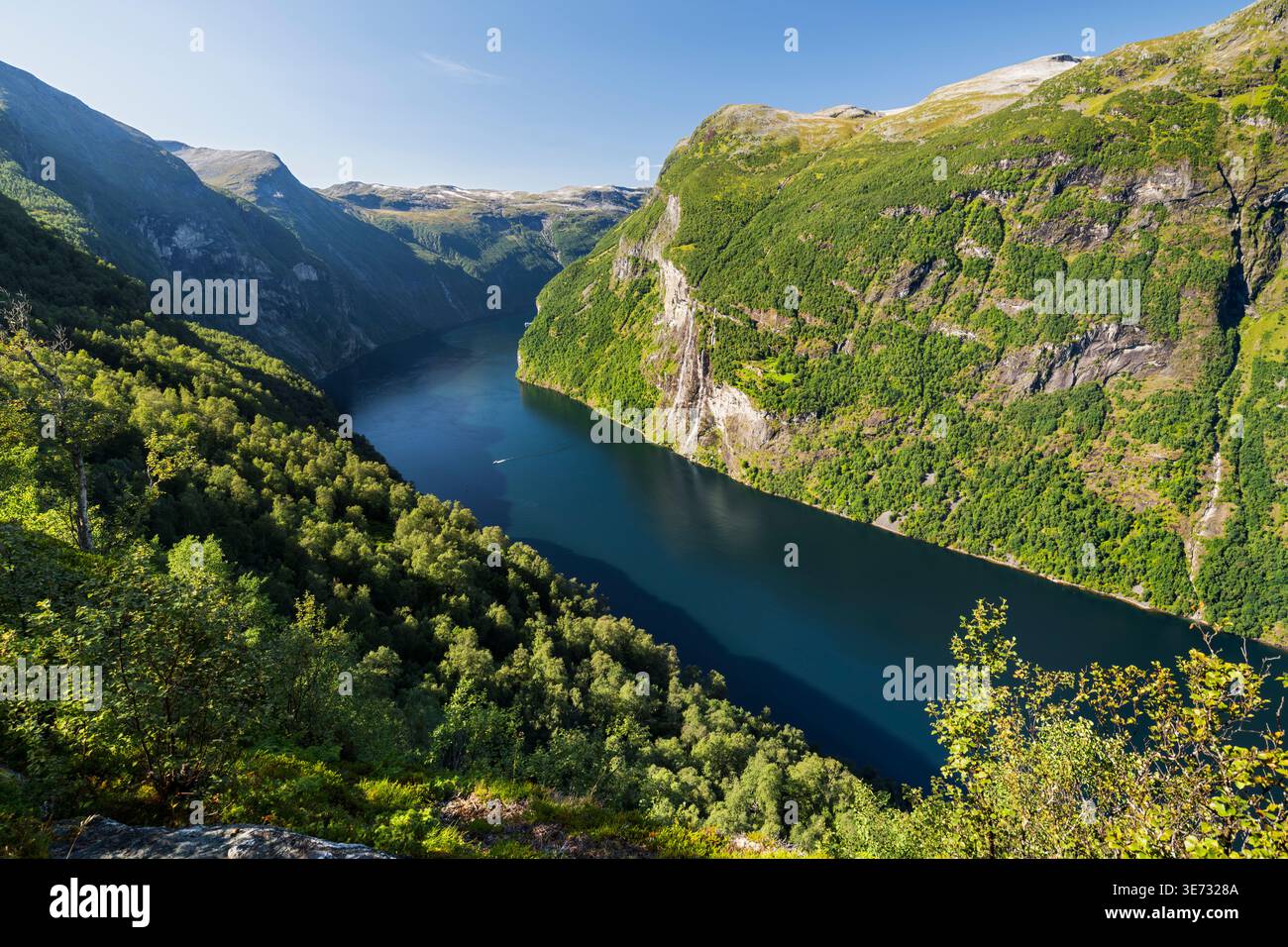 Geirangerfjord, Geiranger, More og Romsdal, Norvège Banque D'Images