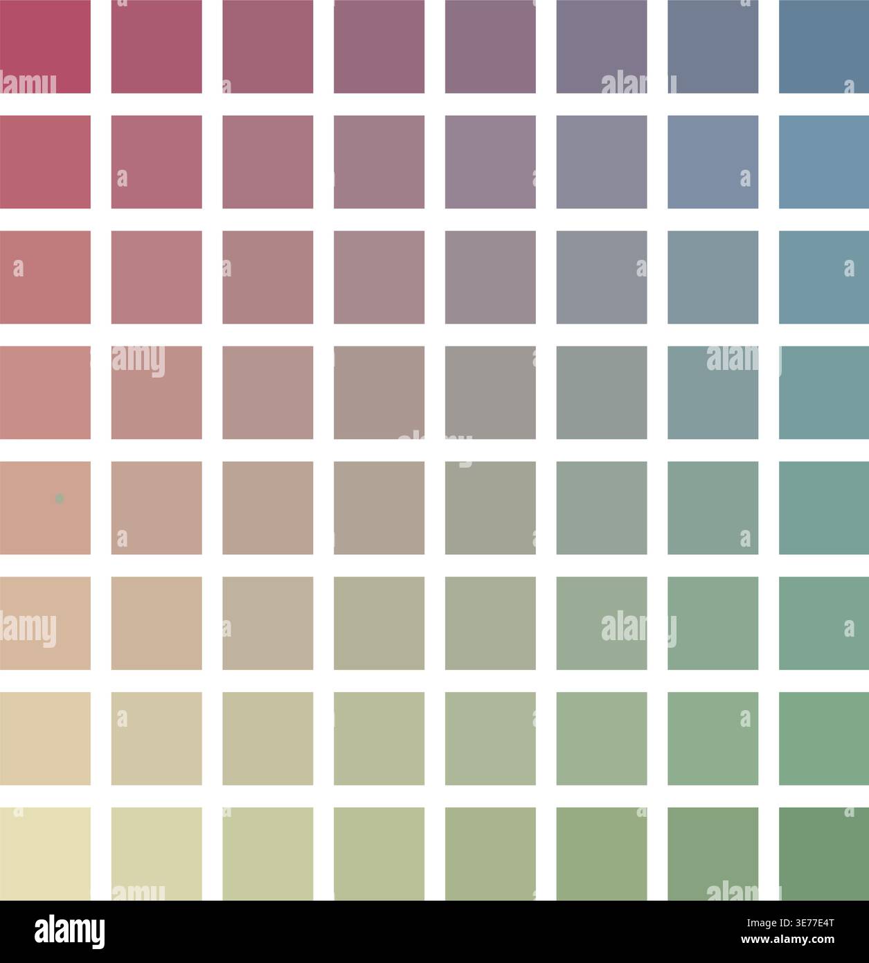 Jeu de nuances de couleur gris systématique. Illustration vectorielle isolée sur Un fond blanc. Illustration de Vecteur