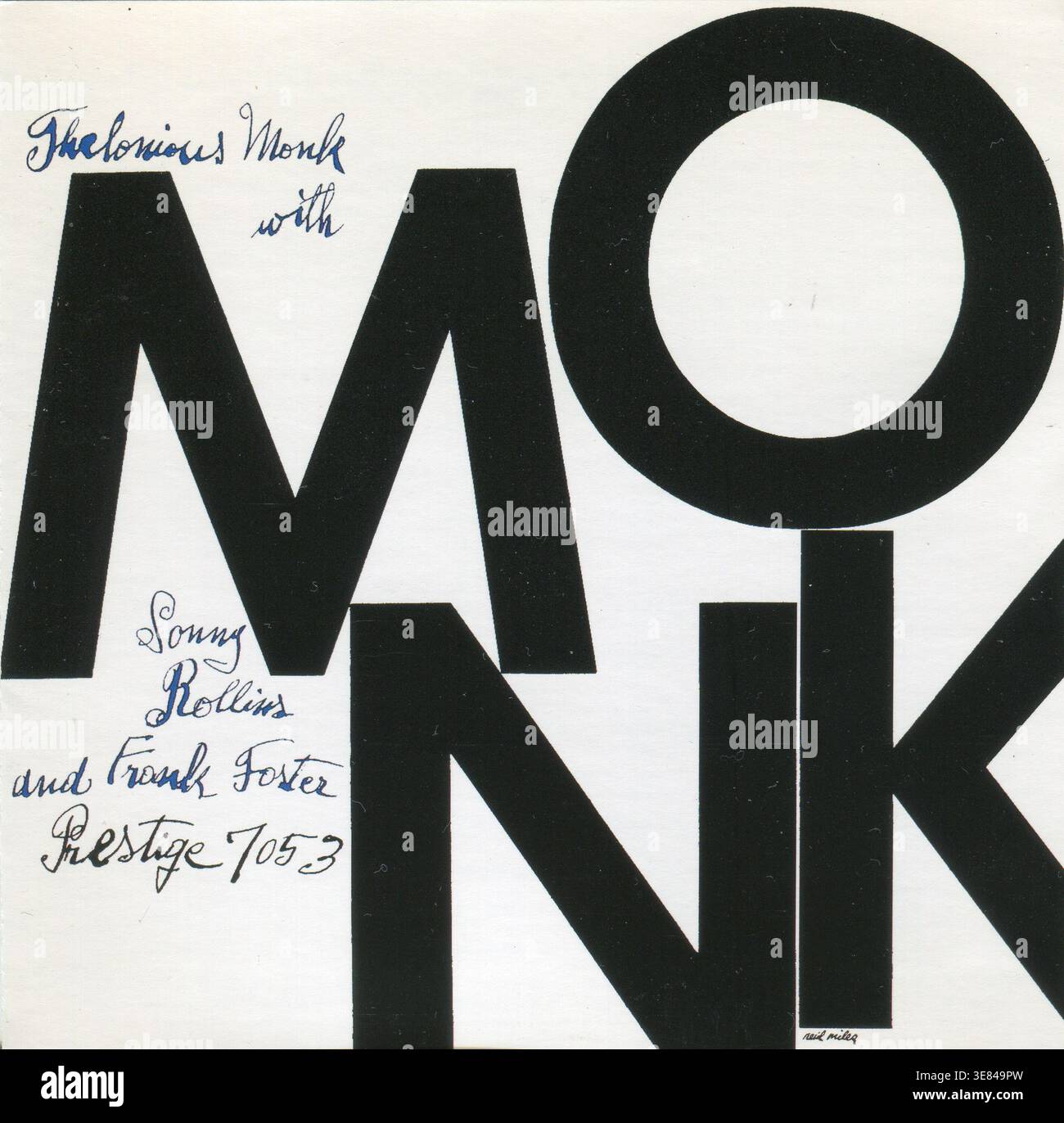 CD : Thelonious Monk – The Thelonious Monk Quintet. Promo, (VICJ-2027), 1ère presse. Sortie : 6 mars 1996. Banque D'Images