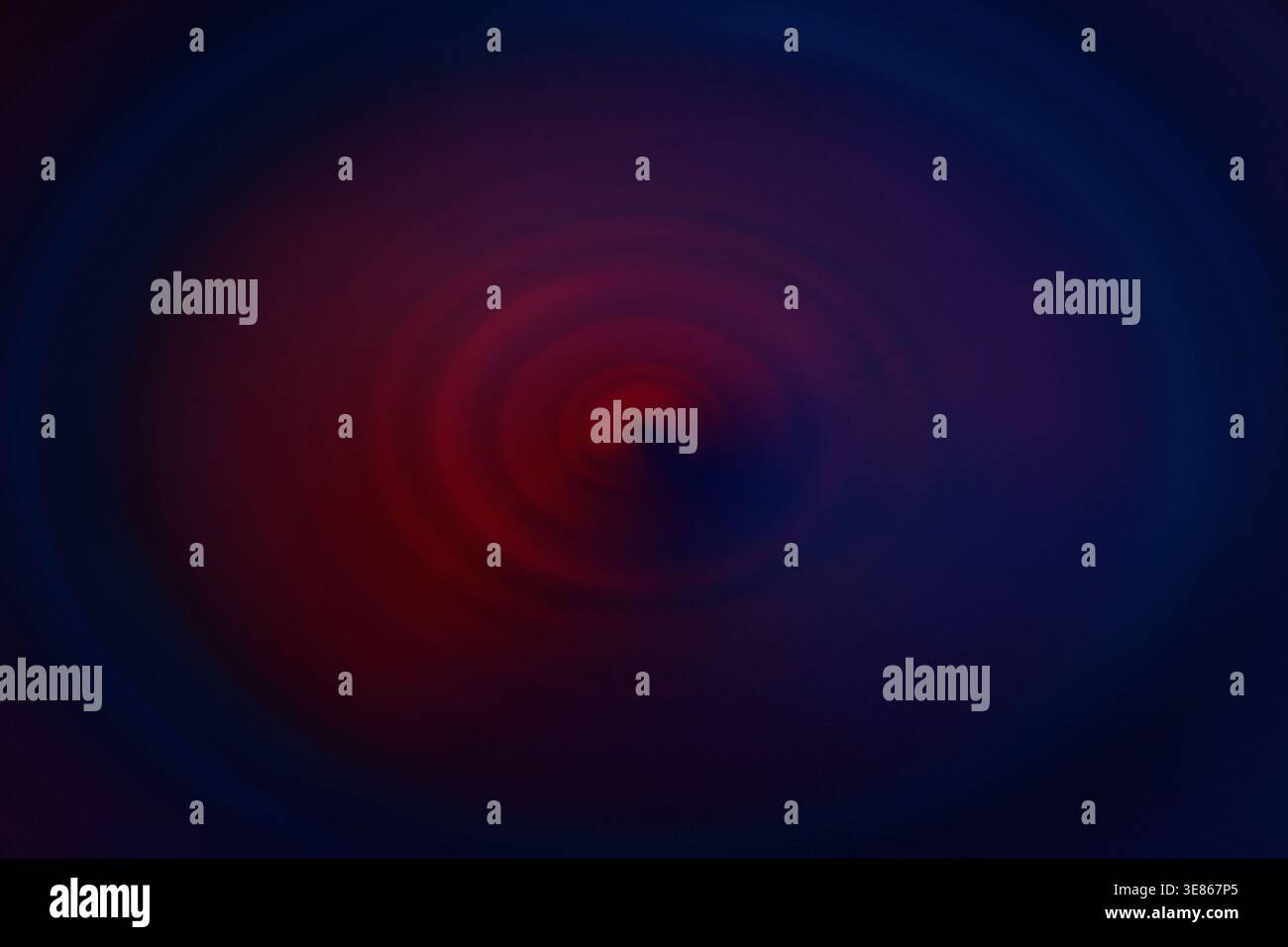 Image abstraite avec un motif tourbillonnant de teintes rouges et bleues foncées, créant un design géométrique surréaliste avec un fond profond et riche. Idéal pour cre Banque D'Images