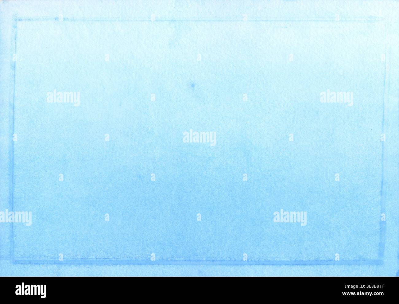 Texture de fond abstraite de dégradé d'aquarelle bleue. Plein format Banque D'Images