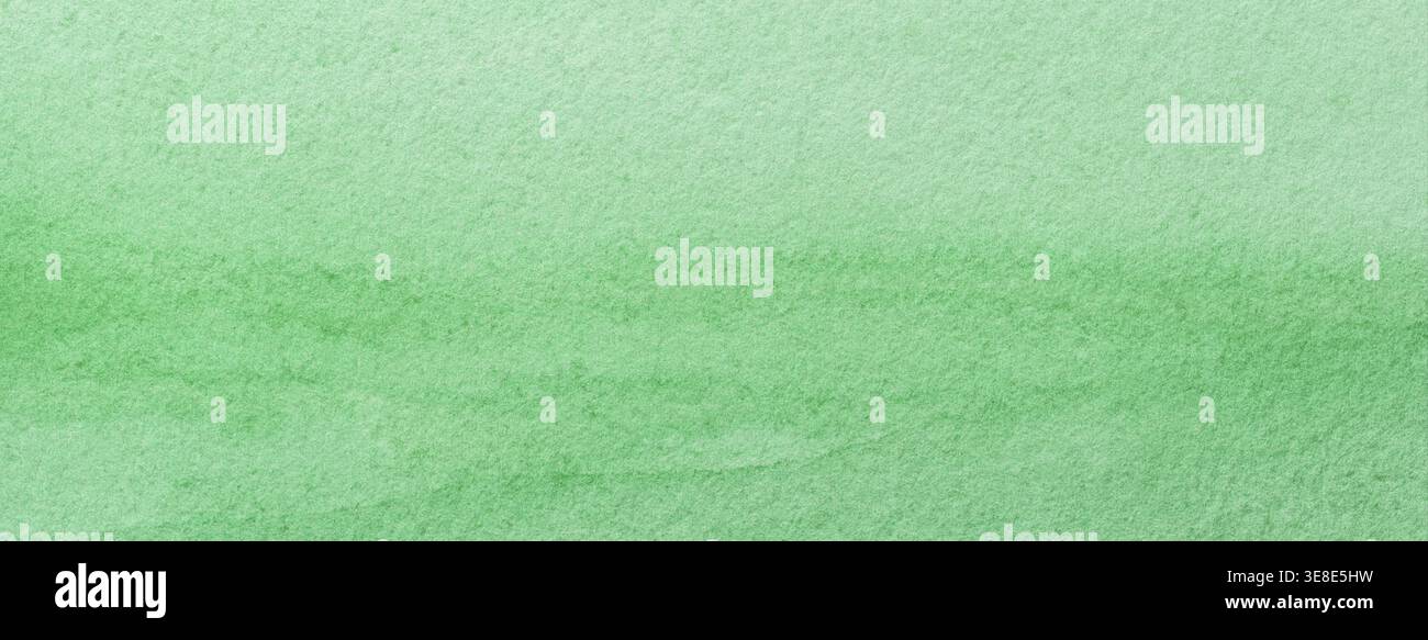 Fond de texture aquarelle abstraite vert menthe clair avec surface de gradient, macro. Décor d'art pastel. Banque D'Images