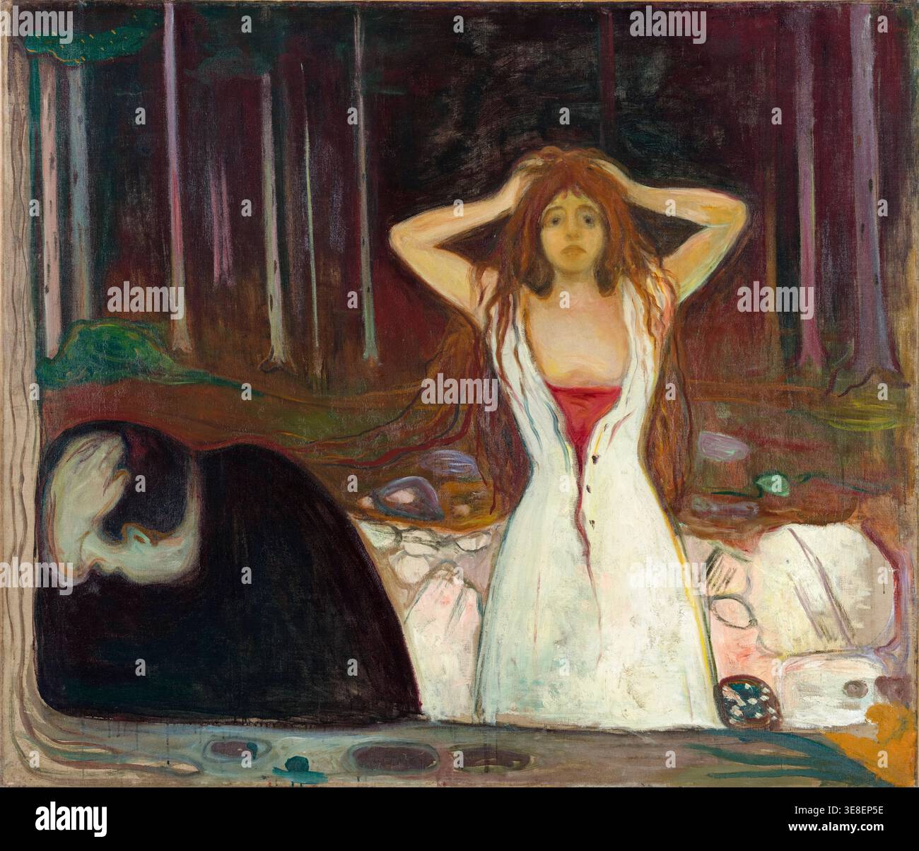Edvard Munch, cendres, peinture à l'huile sur toile, 1894-1895 Banque D'Images