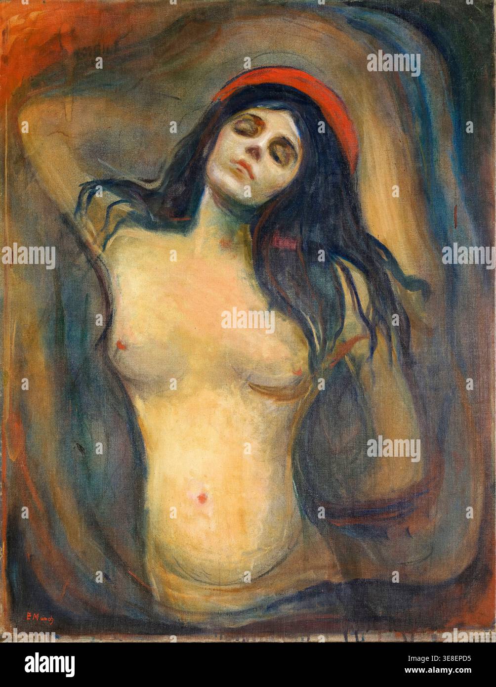 Edvard Munch, Madonna, peinture à l'huile sur toile, 1894 Banque D'Images
