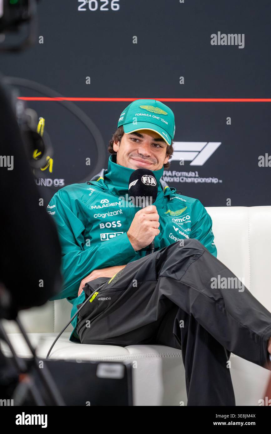 26 mars 2026 ; circuit de Suzuka, Suzuka, Japon ; Grand Prix du Japon FIA de formule 1 2026 ; jour de l'arrivée ; Tour de lance (18) du Canada et de l'équipe de formule 1 Aston Martin Aramco, Banque D'Images