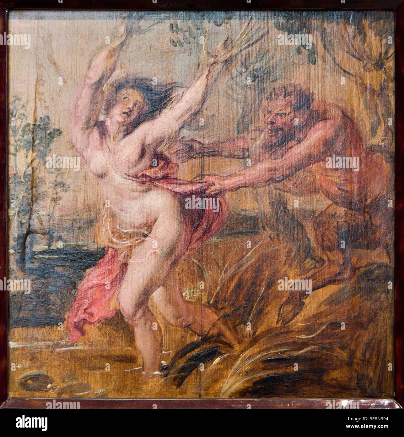 PAN et Syrinx, 1636-1637, Peter Paul Rubens (Siegen 1577 - 1640 Anvers), Musée Bonnat-Helleu, Musée des beaux-arts, Bayonne, France Banque D'Images